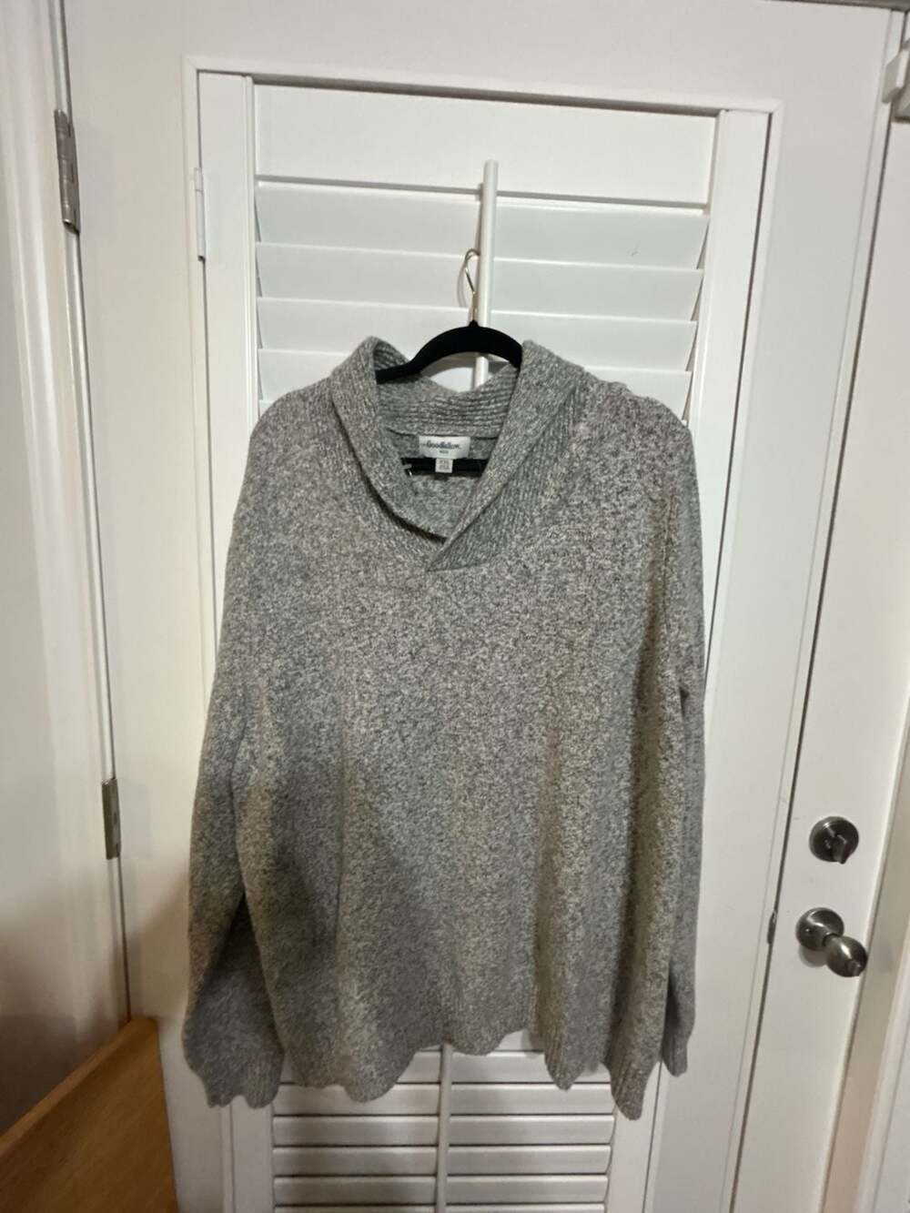 Goodfellow & Co. Men's Gray Marled Cowl Neck Knit Sweater Size XXL